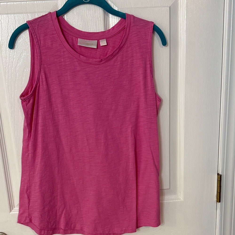 Belle by Kim Gravel Vibrant Pink Tank Top